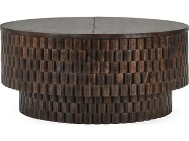 Classic Home Norwood Round Wood Brown Coffee Table CLH51011695