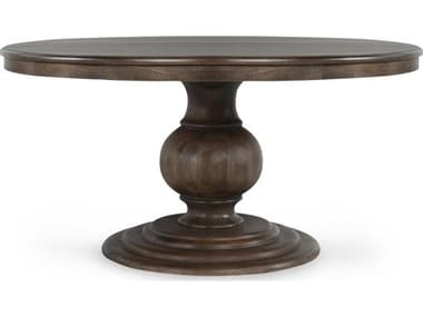 Classic Home Brookside Round Wood Cocoa Brown Dining Table CLH51011885