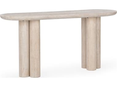 Classic Home Beau Oval  White Wood Coffee Table CLH51011978