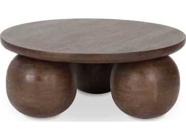Classic Home Ronda Round Wood Coffee Table CLH51012000