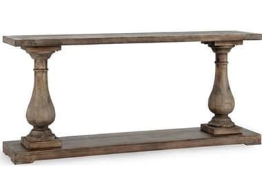 Classic Home Biltmore Rectangular Wood Rustic Brown Console Table CLH51030200