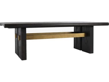 Classic Home Larson Rectangular Wood Black Dining Table CLH51031246