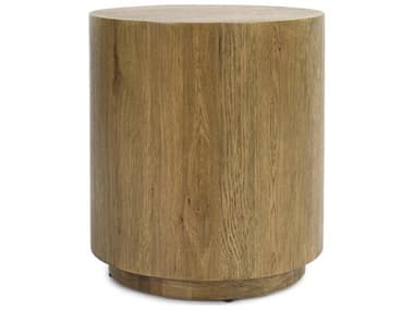 Classic Home Layne Round Wood Light Brown End Table CLH51031412