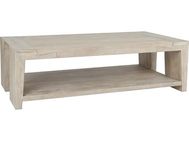 Classic Home Troy Rectangular Wood White Coffee Table CLH51031525