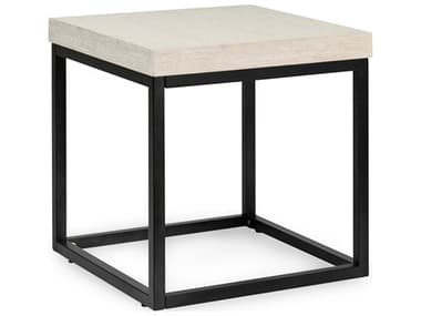 Classic Home Catta Square Wood White End Table CLH51031609