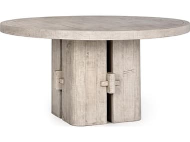 Classic Home Rosemount Round Wood White Dining Table CLH51031611