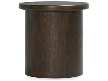 Classic Home Runa Round Wood Brown End Table CLH51031680