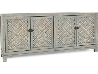 Classic Home Antigua 85" Pine Wood Antique Blue Sideboard CLH52003883