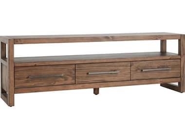 Classic Home Fenmore 66" Pine Wood Almond Brown Media Console CLH52003999