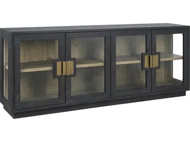 Classic Home Larson 90" Pine Wood Black Sideboard CLH52004078