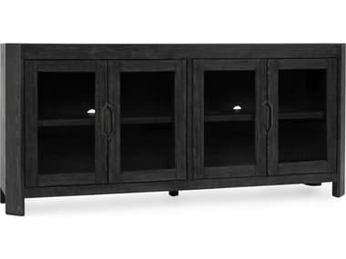 Classic Home Macurthur Oak Wood Black Display Cabinet CLH52004123