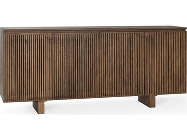 Classic Home Roya 82" Oak Wood Brown Sideboard CLH52004158