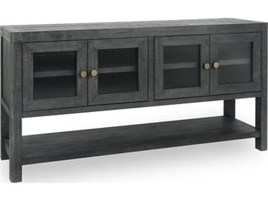 Classic Home Tenno 70" Pine Wood Black Sideboard CLH52004183