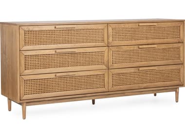 Classic Home Edris 6-Drawers Pine Wood Double Dresser CLH52004228