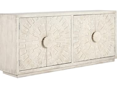 Classic Home Apollo 84" Mango Wood White Wash Sideboard CLH52010865