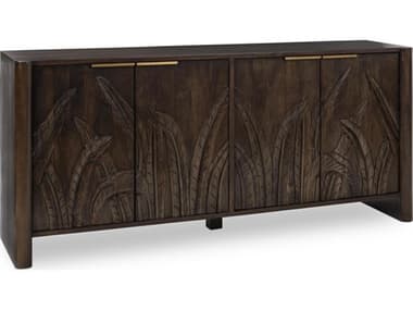 Classic Home Ledro 82" Mango Wood Dark Brown Sideboard CLH52010961