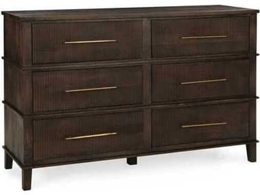 Classic Home Westlake 6-Drawers Brown Mango Wood Double Dresser CLH52010995