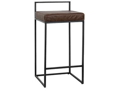 Classic Home Belfort Cocoa Leather Bar Stool CLH53001944