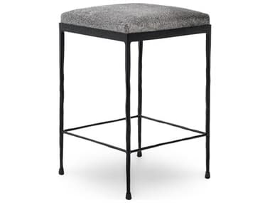 Classic Home Bose Sparrow Gray Faux Leather Counter Stool CLH53002057