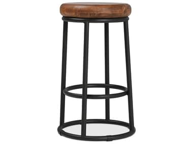 Classic Home Jaden Mahogany Brown Top Wood Bar Stool CLH53003206