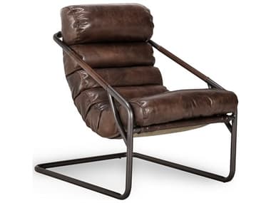 Classic Home Jackson Black Leather Accent Chair CLH53004220