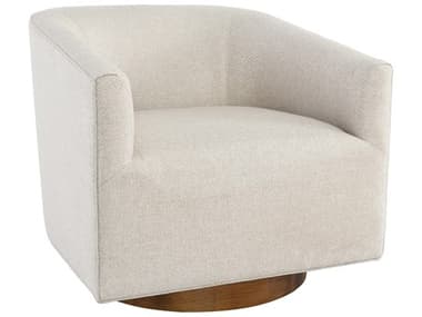 Classic Home Leonard Swivel Cream Accent Chair CLH53004248