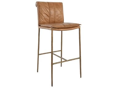 Classic Home Mayer Tan Leather Bar Stool CLH53004332