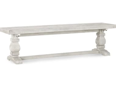 Classic Home Caleb Distressed Ivory White Accent Bench CLH53004464