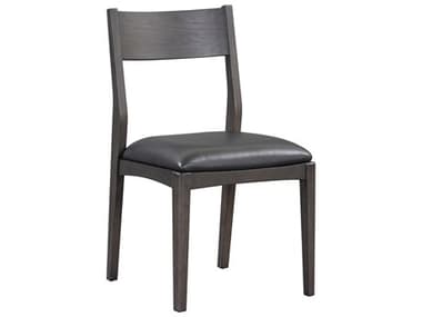 Classic Home Rooney Ash Wood Gray Leather Armless Dining Chair CLH53004799