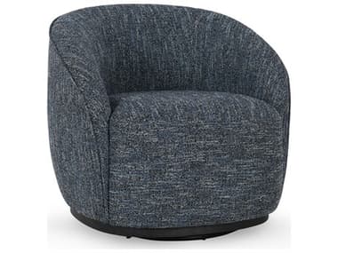 Classic Home Andrea Swivel Blue Accent Chair CLH53004811