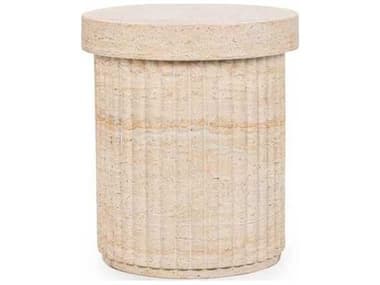 Classic Home Selah Beige Accent Stool CLH53006312