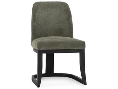 Classic Home Jocelyn Rubberwood Black Upholstered Armless Dining Chair CLH53051649