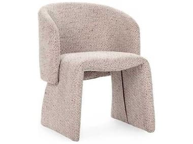 Classic Home Halstead Beige Upholstered Arm Dining Chair CLH53051770