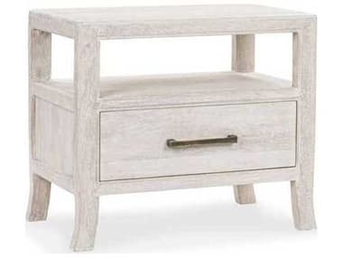 Classic Home Westmont 1-Drawer White Mango Wood Nightstand CLH54010273