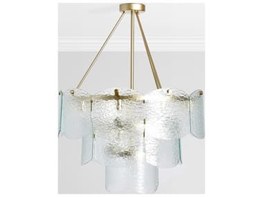 Classic Home Theresa 16-Light Gold Glass Chandelier CLH56004232