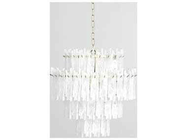 Classic Home Everly 7-Light White Drum Tiered Chandelier CLH56004250