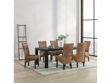 Classic Home Kirana Mahogany Wood Dining Room Set CLHKIRANADININGSET