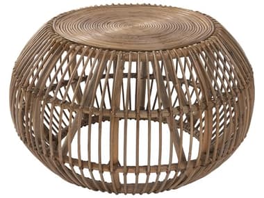 Classic Home Bexley Round Rattan Natural Coffee Table CLHPL13861