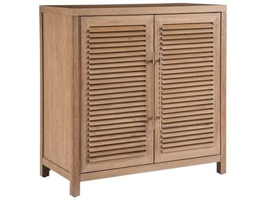 Coastal Living Home Weekender 41" Brown Solid Wood Sand Dune Bar Cabinet CLIU330690