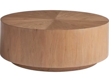 Coastal Living Home Weekender 42&quot; Round Wood Sand Dune Coffee Table CLIU330818