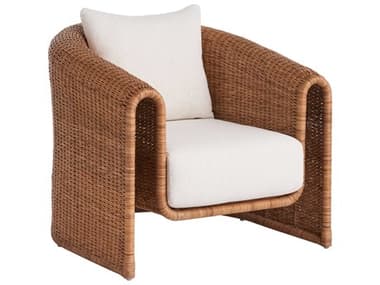 Coastal Living Home Weekender 34" Brown Fabric Accent Chair CLIU330835
