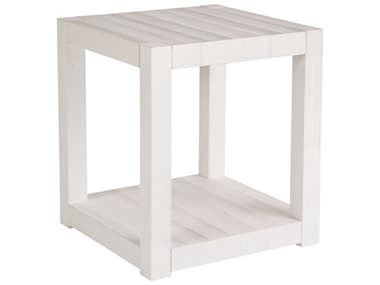 Coastal Living Home Weekender 21" Square Wood White Sand End Table CLIU330A808