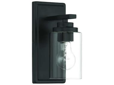 Craftmade Clark 1-Light Flat Black Wall Sconce CM20404FB1