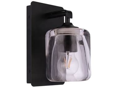 Craftmade Andie 1-Light Flat Black Wall Sconce CM20605FB1