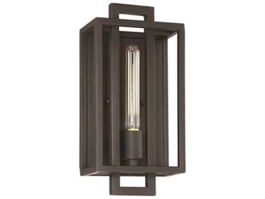 Craftmade Cubic 14" Tall 1-Light Aged Bronze Brushed Wall Sconce CM41561ABZ