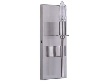 Craftmade Larrson 11" Tall 1-Light Brushed Polished Nickel Wall Sconce CM54361BNK