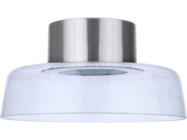 Craftmade Centric 12" Brushed Polished Nickel Glass LED Dome Flush Mount CM55181BNKLED