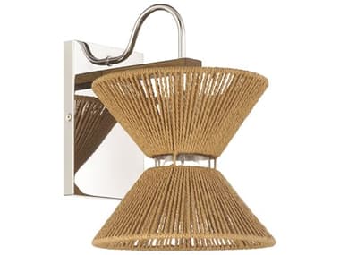 Craftmade Serena 1-Light Chrome Walnut Wall Sconce CM58561CHWAL