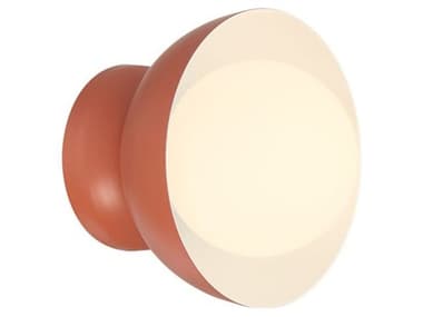 Craftmade Ventura 7" Tall 1-Light Baked Clay Orange Wall Sconce CM59161BCY