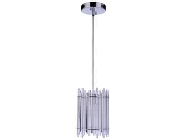 Craftmade Reveal 1-Light Chrome Drum Mini Pendant CM59291CH